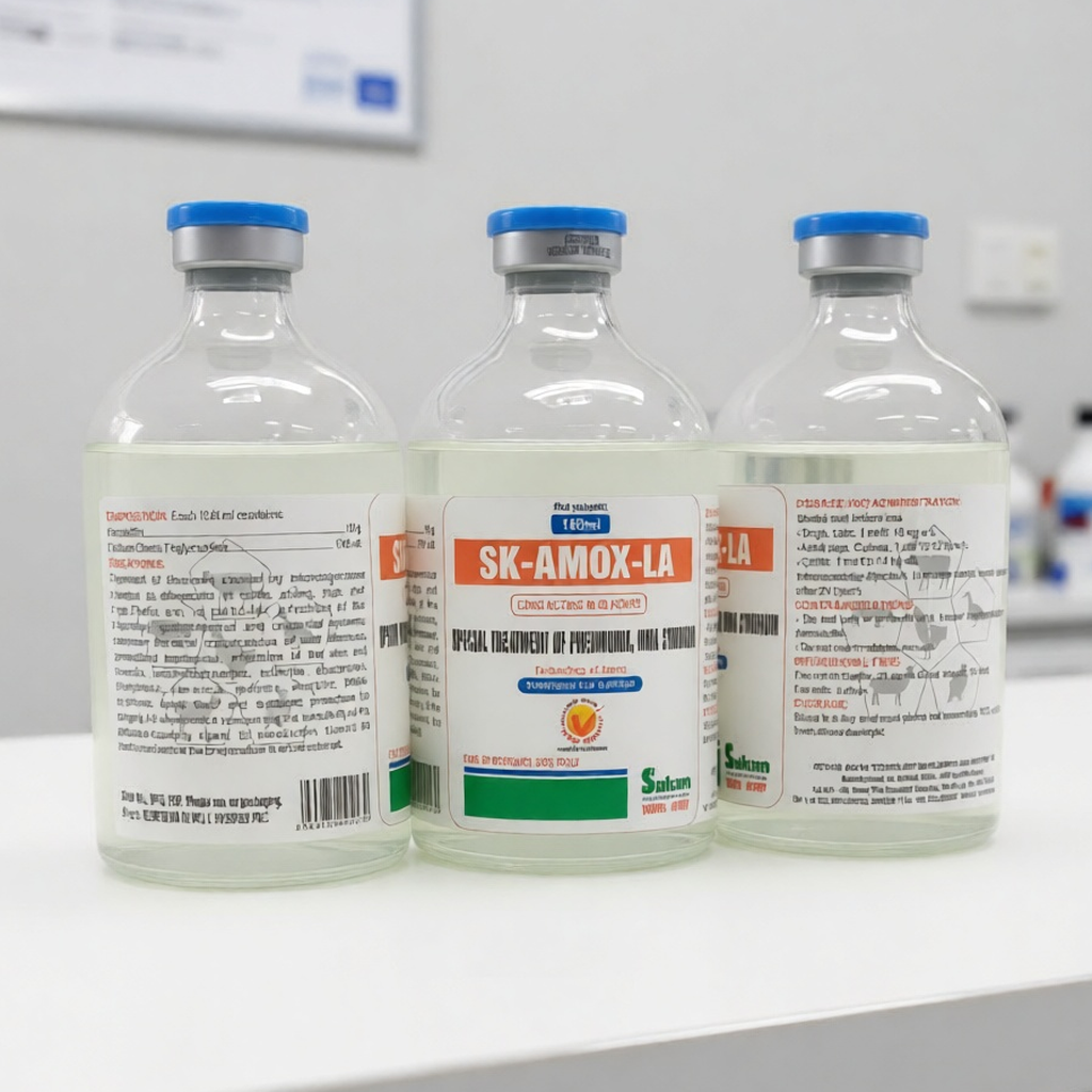 AMOX LA obat hewan Injek Hewan unggas ruminansia