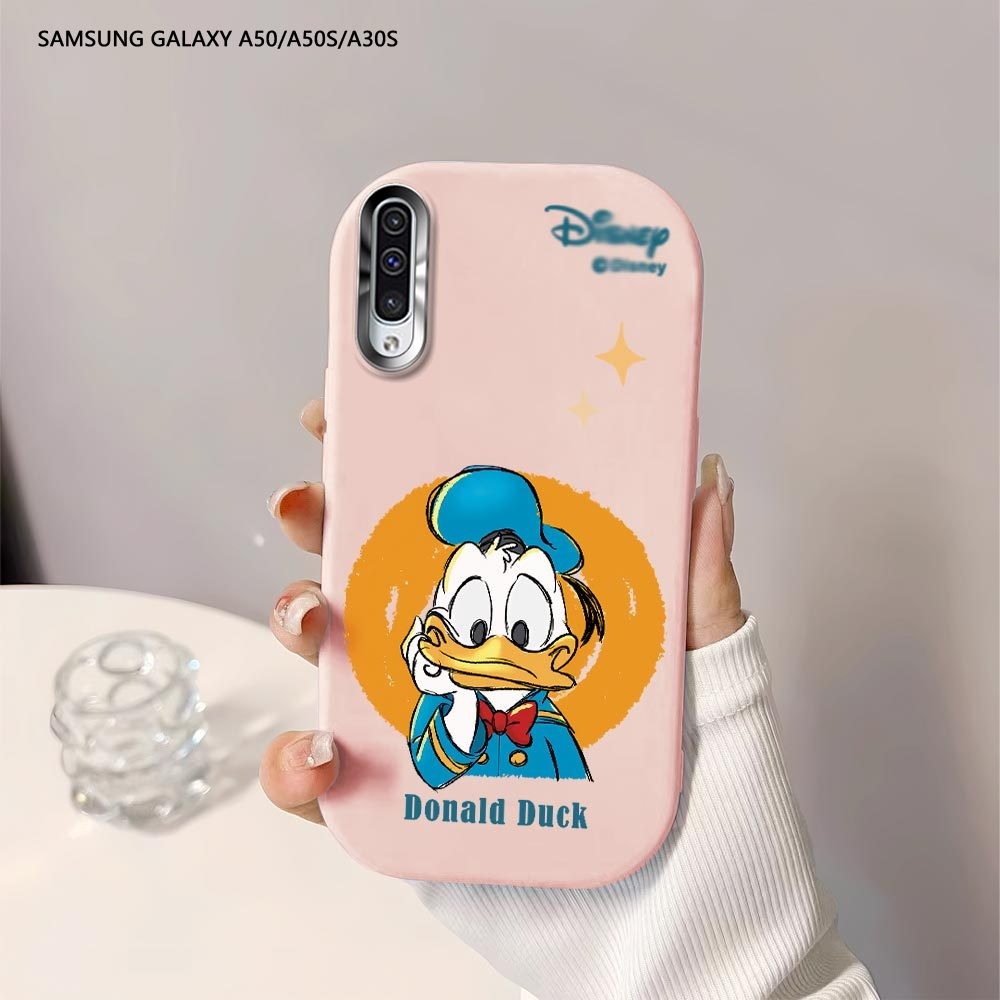 Softcase Untuk Samsung Galaxy A50 A50s A30s A30 A20 A20s A10s A7 2018 Cartoon Donald Duck Back Cover