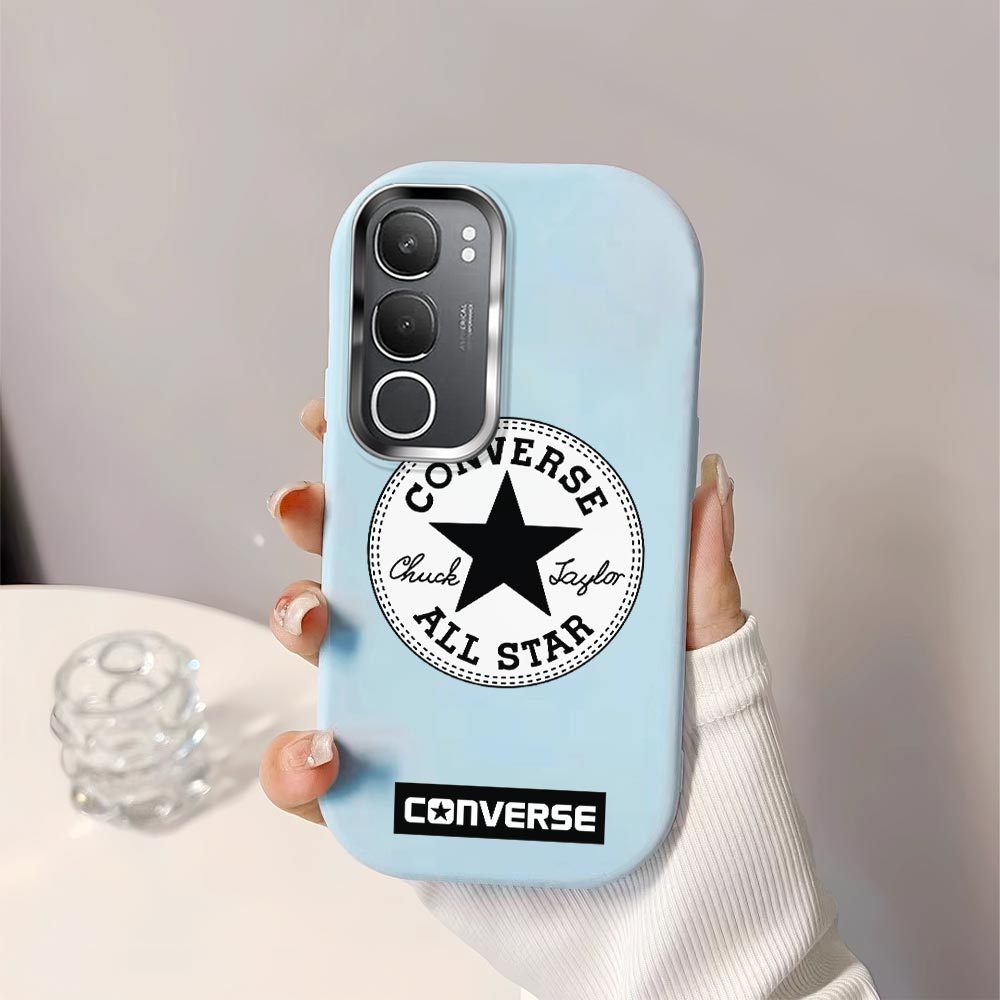 Case Untuk Vivo Y29 4G Y19S Converse Pentagram Back Cover Case Soft Original Liquid Silicone Casing