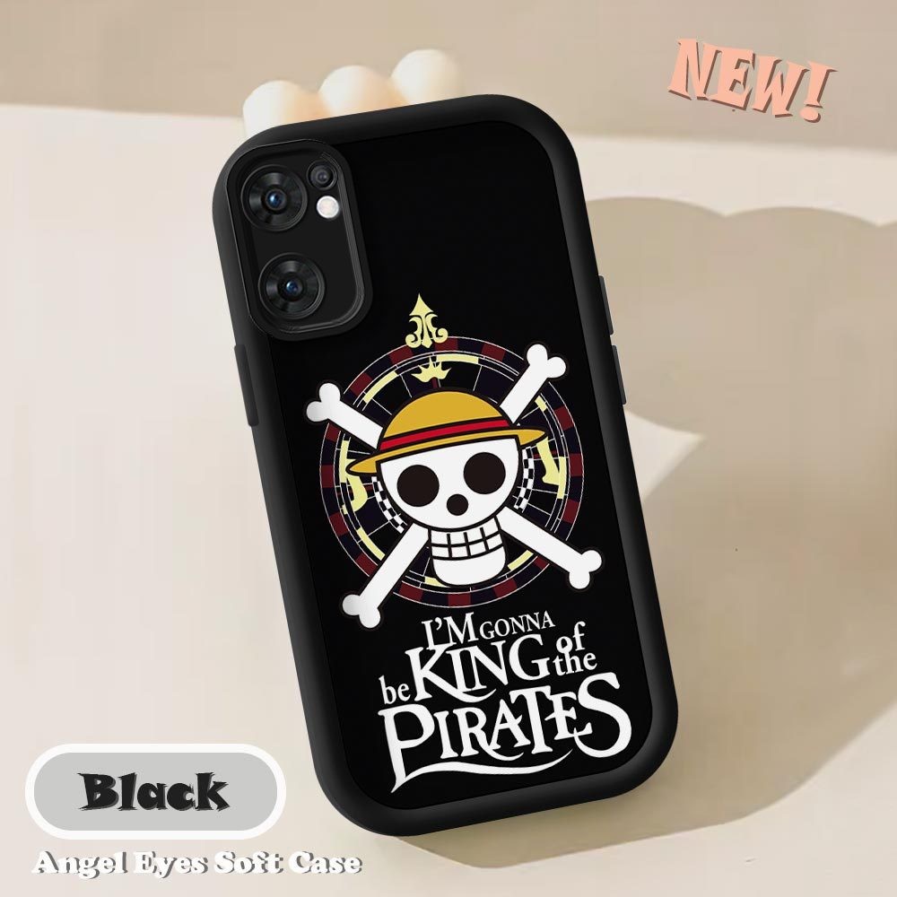 Untuk OPPO Reno7 5G Anime OnePiece Phone Casing Soft Silicone Anti-Knock Case