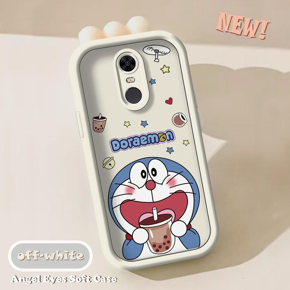 Untuk Xiaomi Redmi 5 Plus Anime Doraemon Phone Casing Soft Silicone Anti-Knock Case