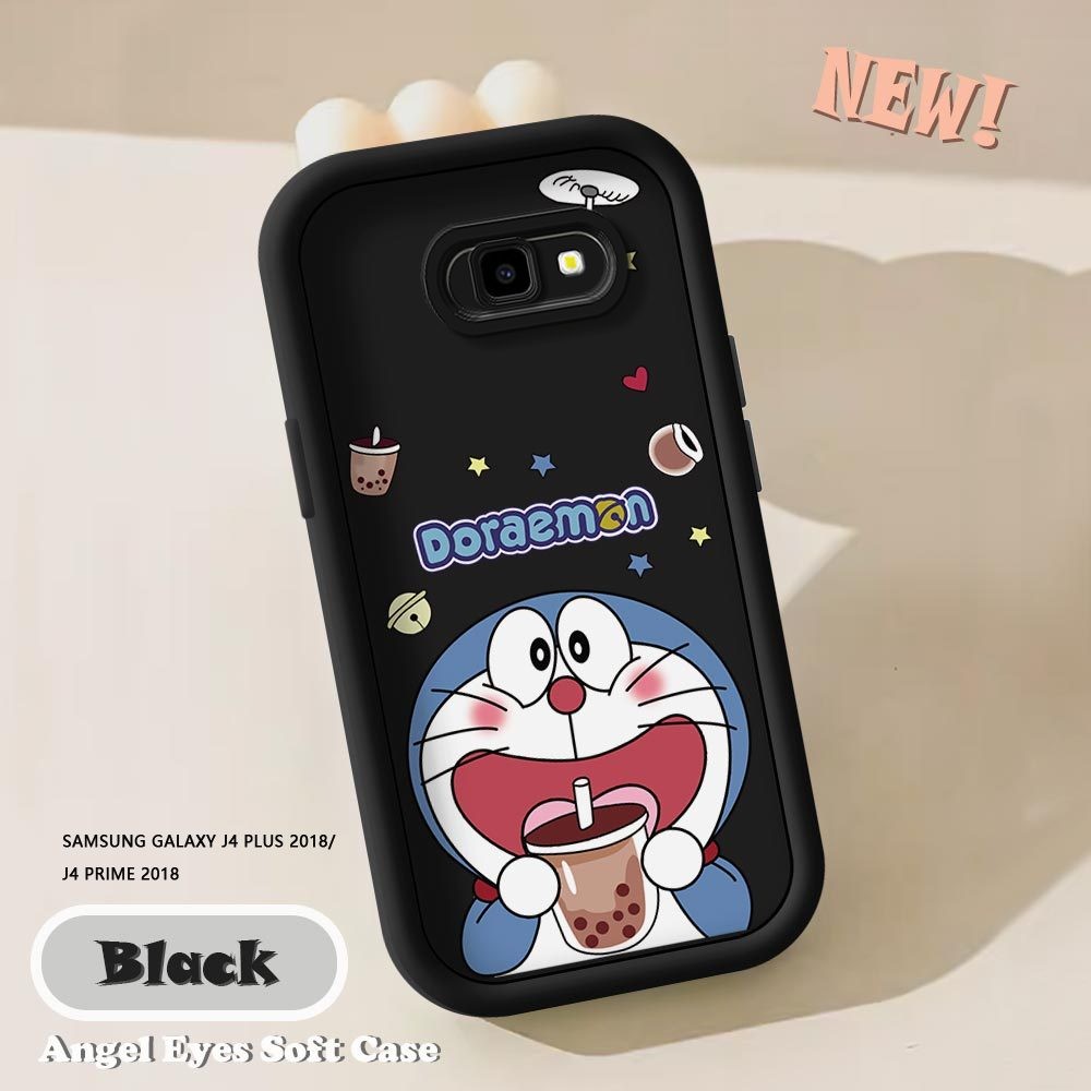 Untuk Samsung Galaxy J6 Plus J4 Plus 2018 Anime Doraemon Phone Casing Soft Silicone Anti-Knock Case