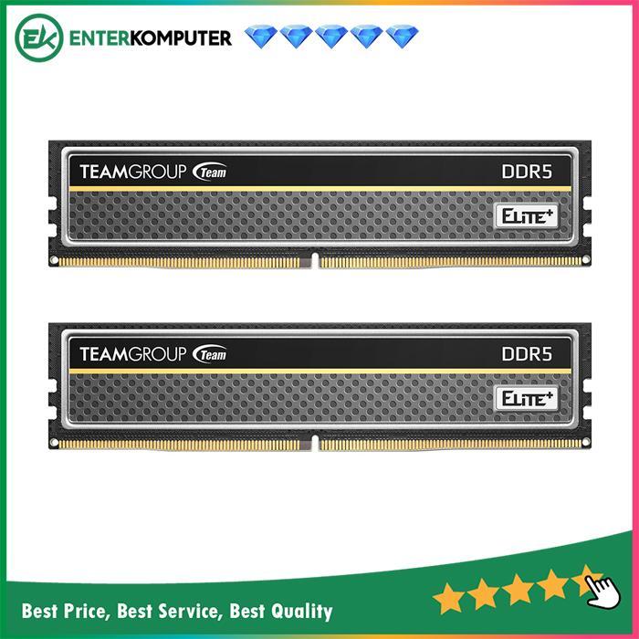 Team Elite Plus Black DDR5 PC44800 64GB (2x32GB) / RAM 64GB