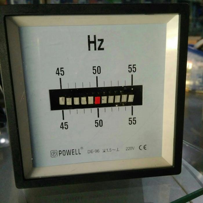 Hz Frekuensi Frequency Meter Powell Getar De-96