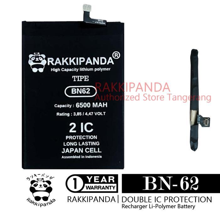 Rakkipanda Bn-62 For Baterai Redmi 9T Poco M3 Bn62 Double 2Ic Protection
