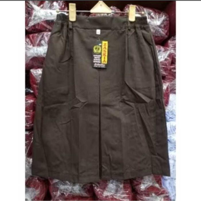 Rok Pramuka Pendek / Rok Pramuka SMA Pendek / Rok Coklat Pendek SMA / Rok Pramuka SMA Span Pendek