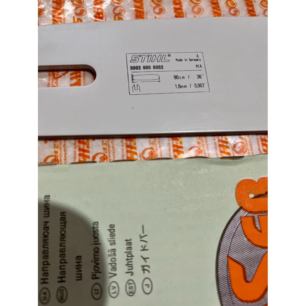 Bar Stihl 36" Chainsaw 070 MS720 Senso Besar Stihl