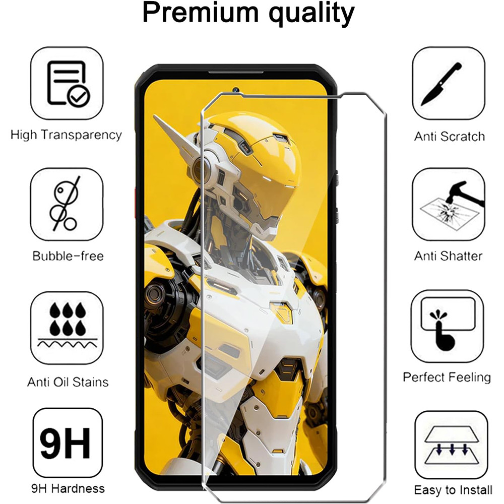 Full Cover Glass For Oukitel WP60 Tempered Glass Screen Protector HD Protective Phone Camera Lens