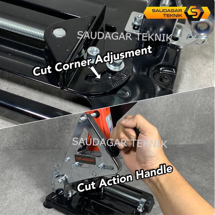 Stand Gerinda Dudukan Mesin Gerinda Tangan 4 Inch Pengubah Mesin Gerinda Menjadi Mesin Potong Besi