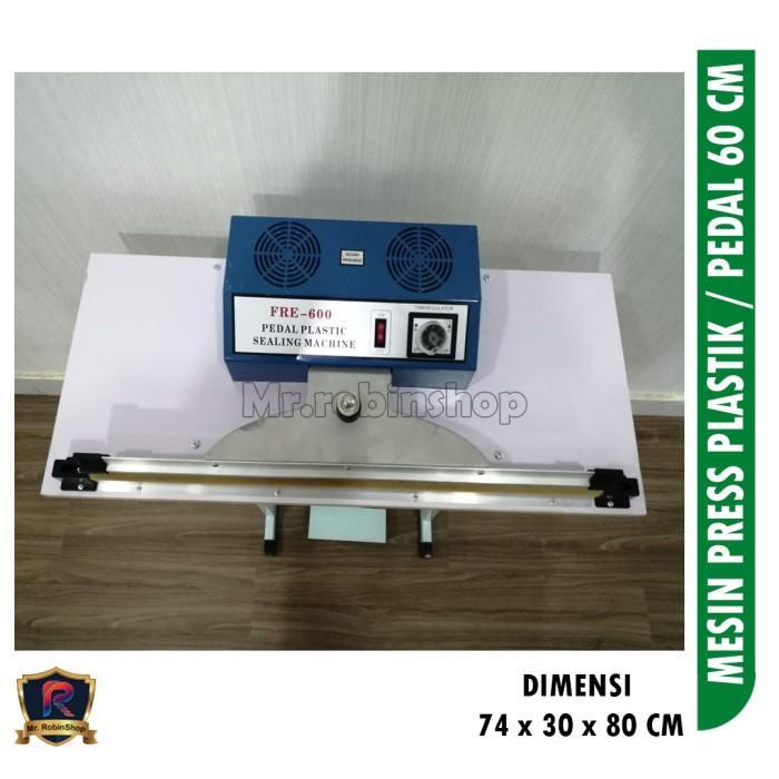 Thebest- mesin press pres plastik injak / pedal Impulse Sealer 60cm / mesin se