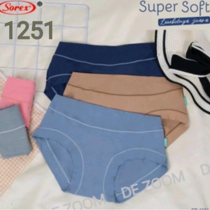 Cd Wanita Cutting Mini Dewasa Sorex 1251 Bahan Spandex Super Soft Semi Boxer