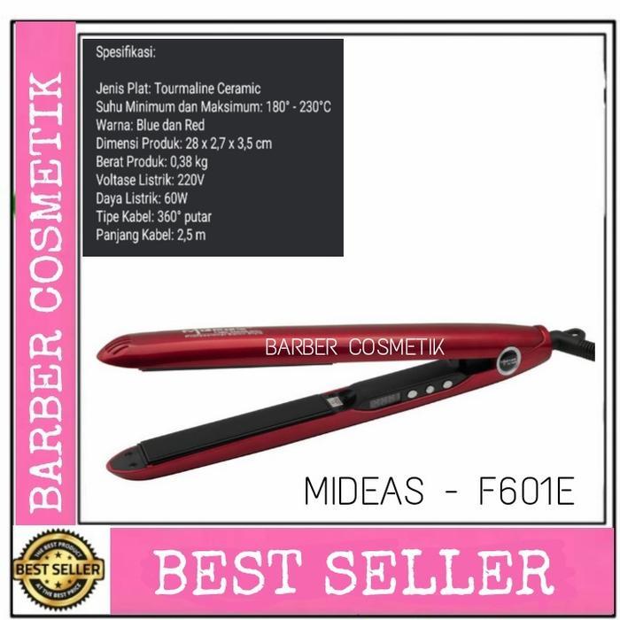 catok mideas tourmaline catok rambut multi fungsi mideas f601e