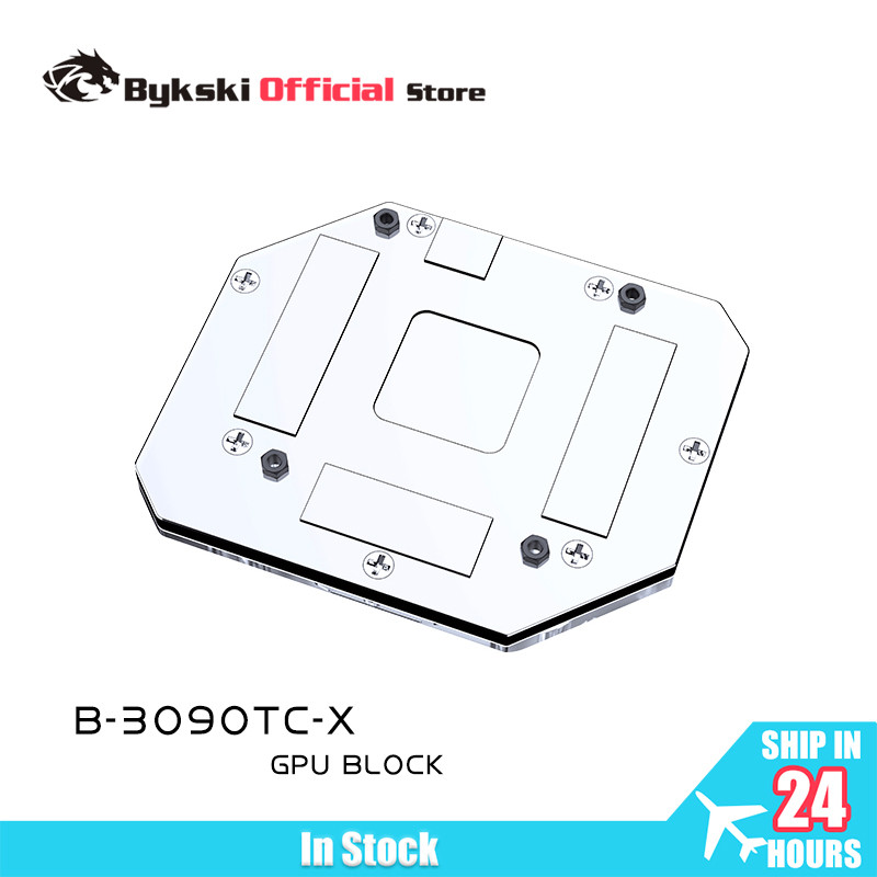 BYKSKI B-3090TC-X Water Block for GPU Back Water Block All RTX 3090 Series GPU /Universal Backplate