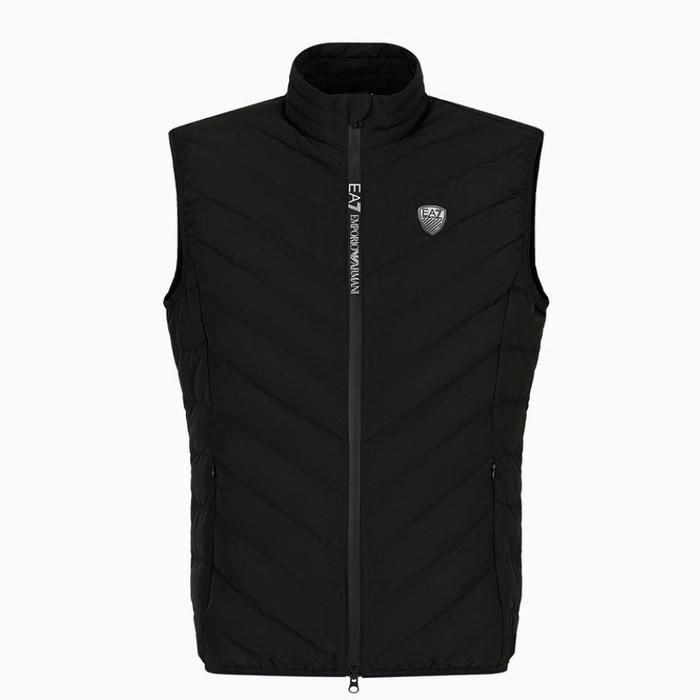 VEST ROMPI PRIA - ARMANI EMPORIO EA7 DACKDOWN BLACK ORIGINAL AUTHENTIC