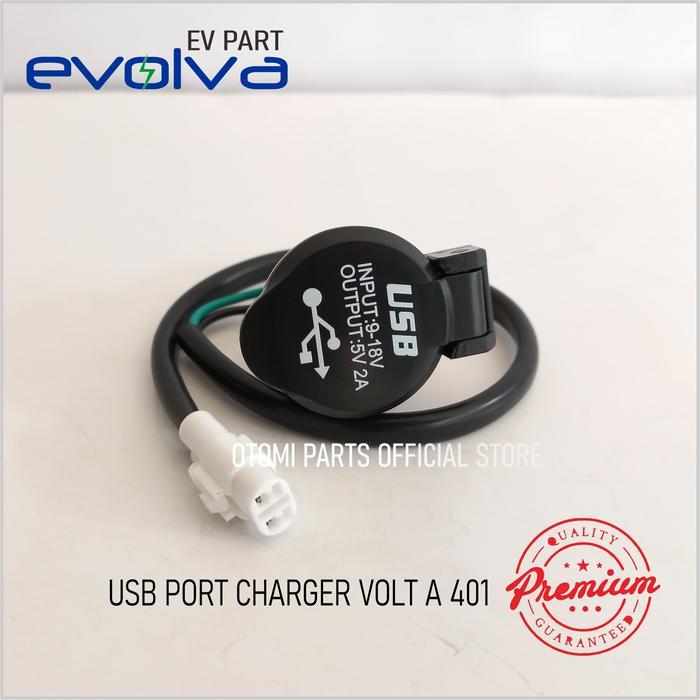 EVOLVA PART - PORT USB CHARGER MOTOR LISTRIK VOLTA 401