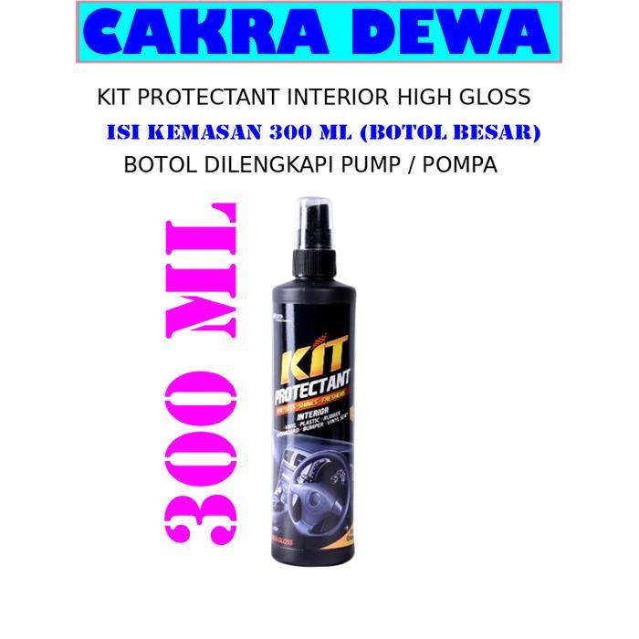 "New" Kit Protectant Interior Mobil High Gloss PUMP 300ml dashboard Mobil