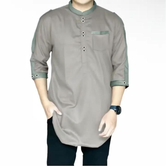 Pik - Koko Kurta Zaka Dewasa Baju Pria Jumbo Kurta Muslim Panjang Katun Toyobo