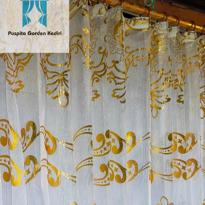 Vitras gorden import/vitras jendela / dalaman gorden /vitras print motif batik