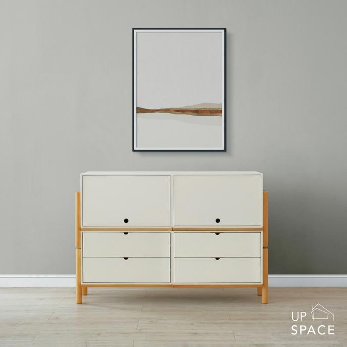 Rego Set 2x2 / Lemari Laci / Lemari Kabinet / Drawer Buffet Storage