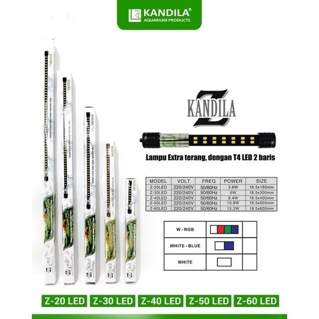 KANDILA Lampu Led Celup Aquarium KANDILA Z 2 Baris 2 Lines 80 100 Cm