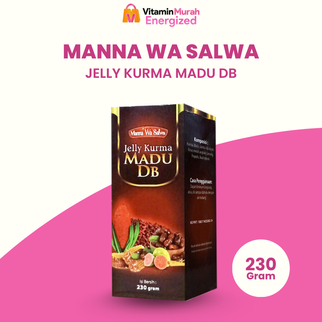 JELLY KURMA MADU DB MANNA WA SALWA ISI 230 Gr