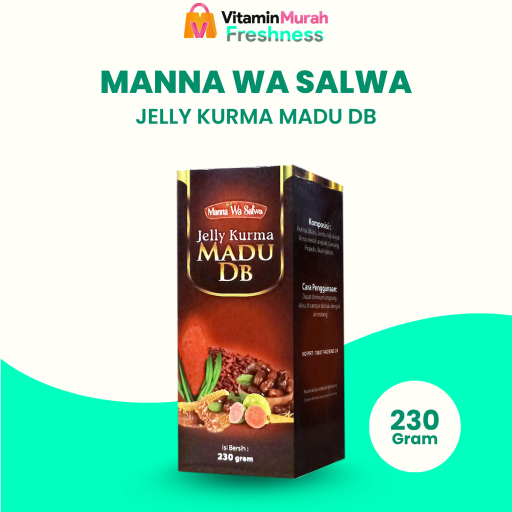 JELLY KURMA MADU DB MANNA WA SALWA ISI 230 Gr