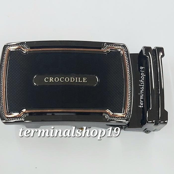Gesper Pria Kepala Gesper Kulit Matic 4Cm Jepit Premium/ Kepala Ikat Pinggang 4Cm