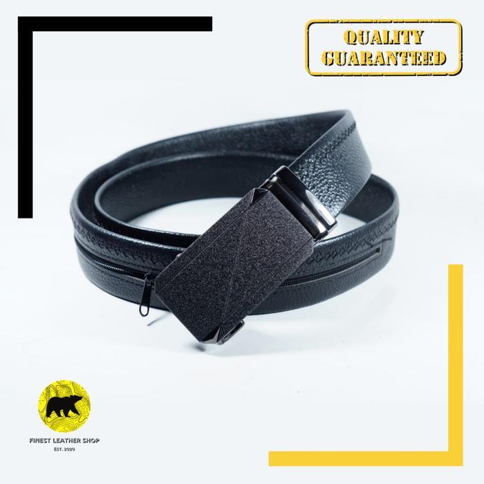 Sabuk Pria Ikat Pinggang / Gesper / Sabuk Kulit Resleting 076