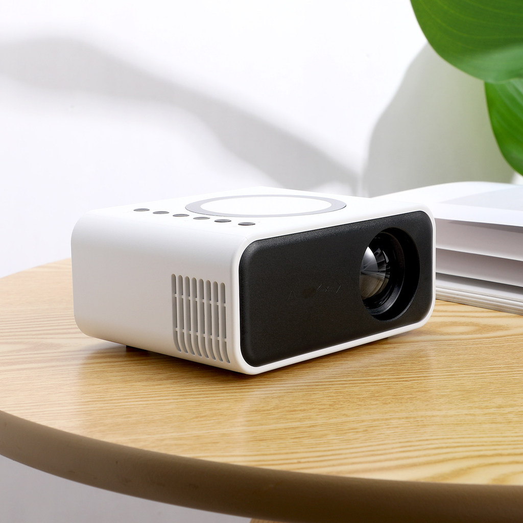 Portable Mini Projector Compact Pocket Projector Au Plug Dual Mode Projection Outdoor Movie Player