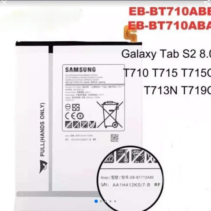Baterai Batre Samsung Tab S2 8.0 T715 T719 T715Y T719Y Original