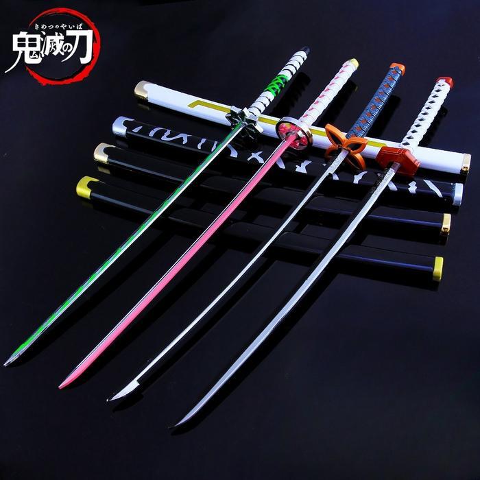 26cm Mainan Pedang Nichirin Tanjiro Kimetsu No Yaiba Nichirin Tanjiro Kimetsu No Yaiba Rengoku