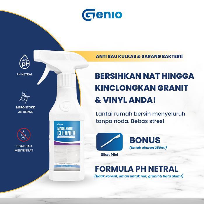 [] Genio Marblenite Cleaner - Cairan Pembersih Lantai Granit, Nat, Vinyl, Keramik Antibakteri Free