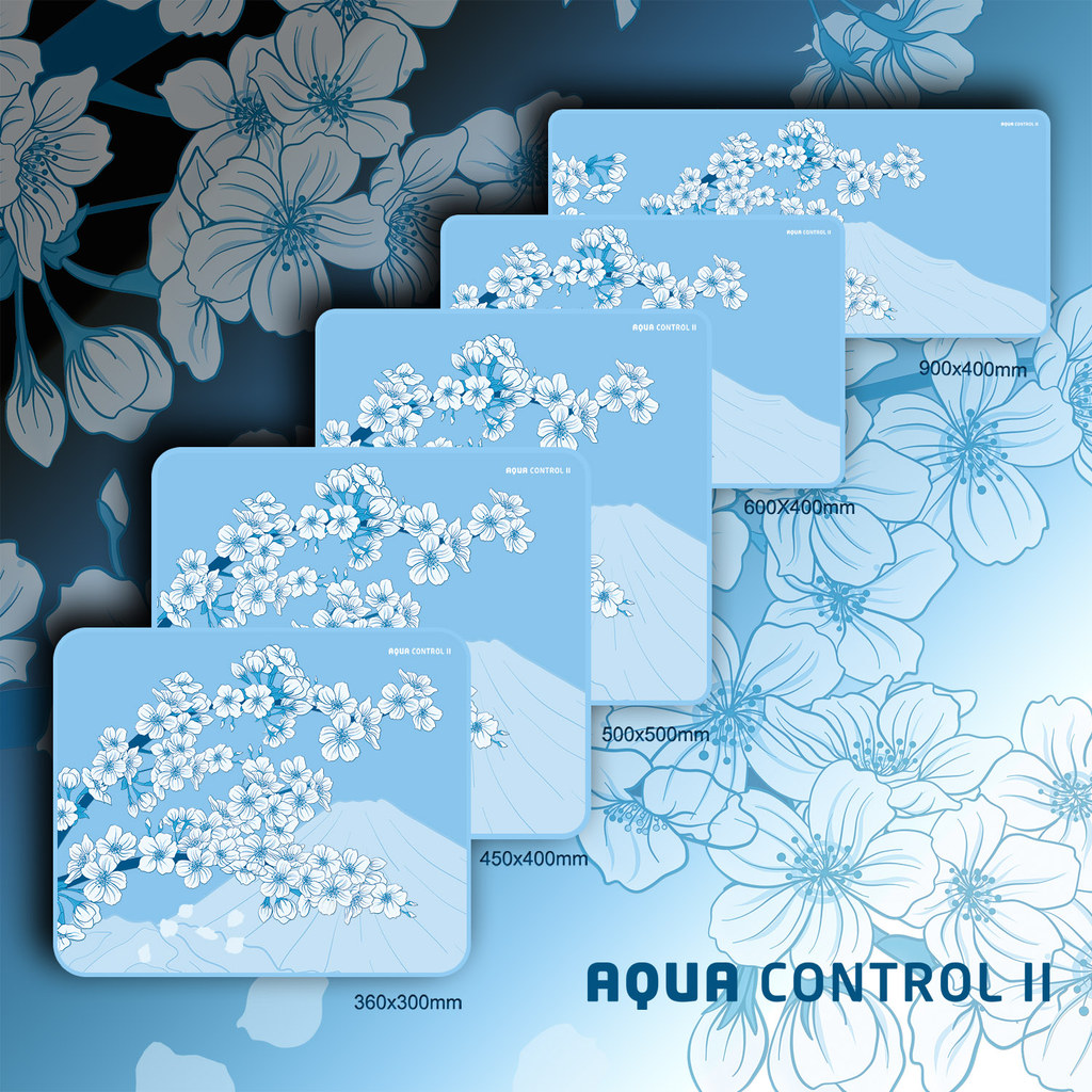 500x500x4mm X-Raypad Aqua Control 2 Sakura FPS Valorant Gaming Mouse Pads xraypad AC2 Sakura