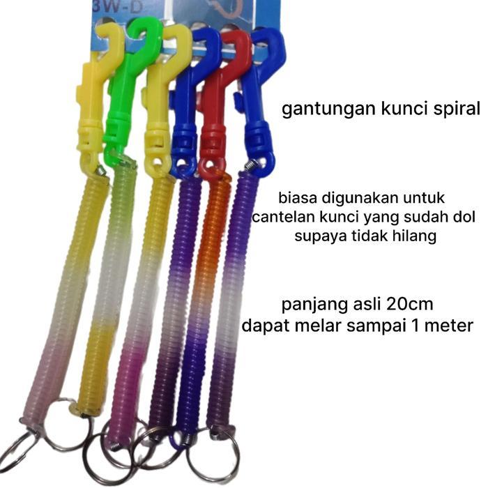 gantungan kunci sepiral/ cantelan kunci motor