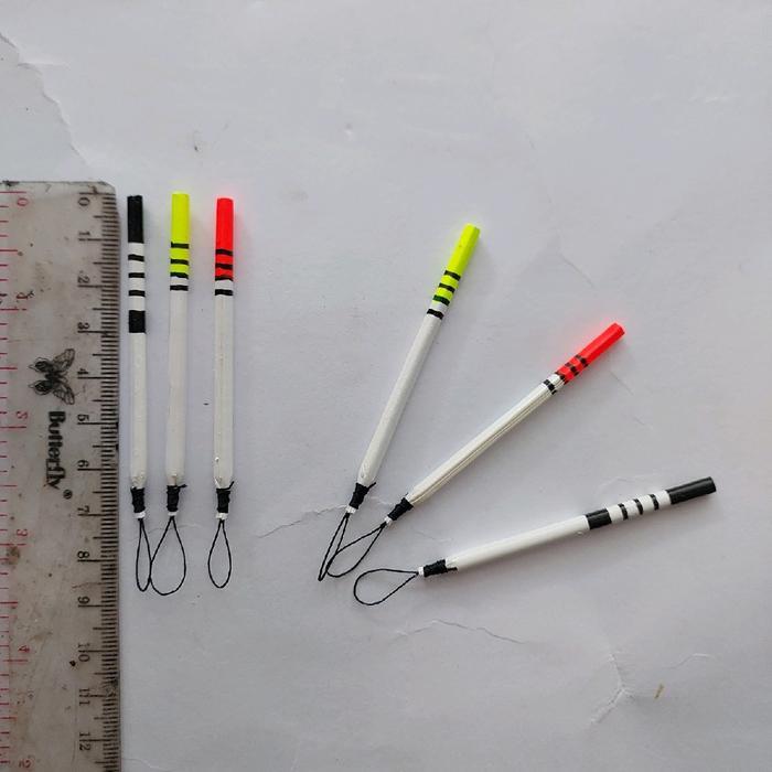 ( Isi 6 Pcs ) Pelampung Kumbul Merak 7 CM Warna Unik Langka Anti Luncur Cocok Untuk Mancing Ikan Mas