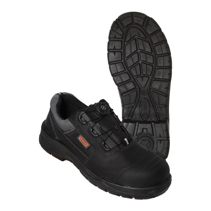 HEMAT Dr OSHA Viper 3169 S2 Composite Waterproof Safety Shoes Quick-Lace System - Black