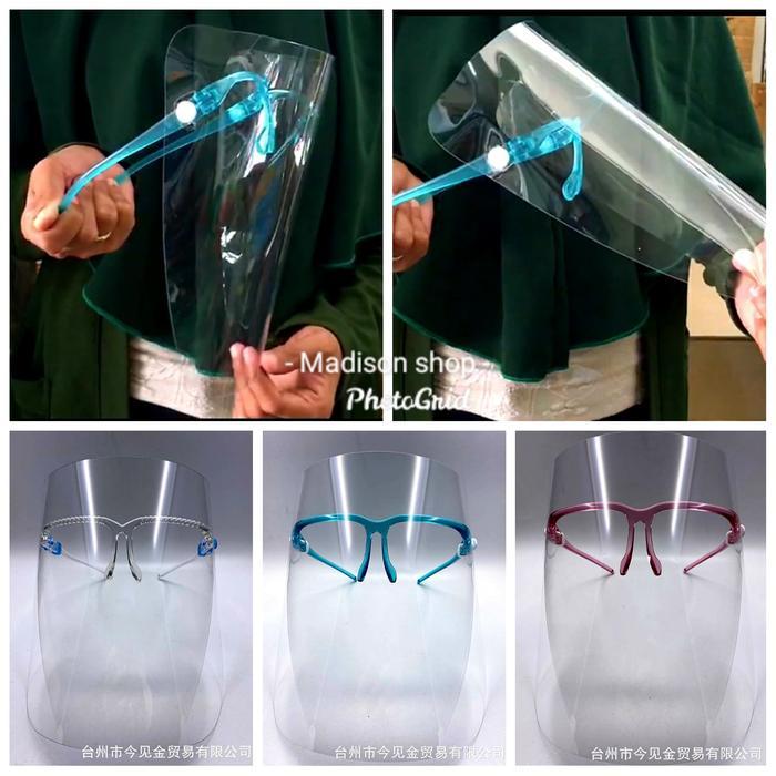 "New" GROSIR New Model Faceshield Nagita Buka Tutup Face Shield Kacamata