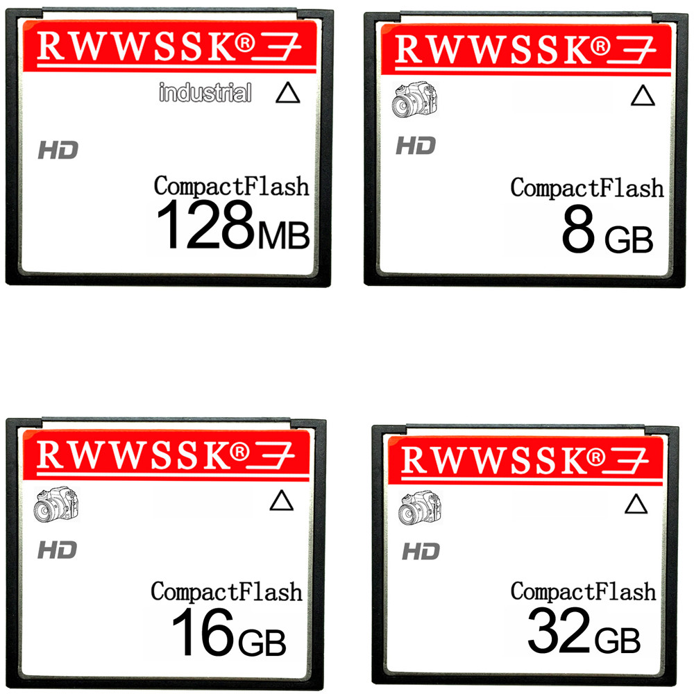 High quality RWWSSK SLC Compact Flash CF Card 128MB 256MB 1GB 2GB 4GB 8GB 16GB 32GB 64GB cf Memory