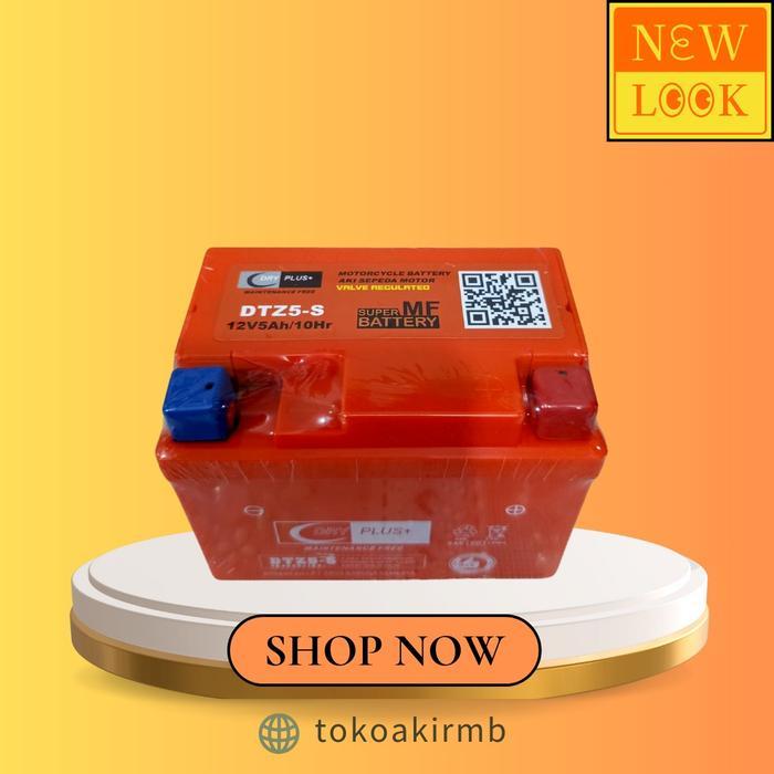 TERBARU AKI MOTOR KERING UNTUK MOTOR BEAT / VARIO / SCOOPY / MIO SOUL DRYPLUS+ gtz5s aki motor