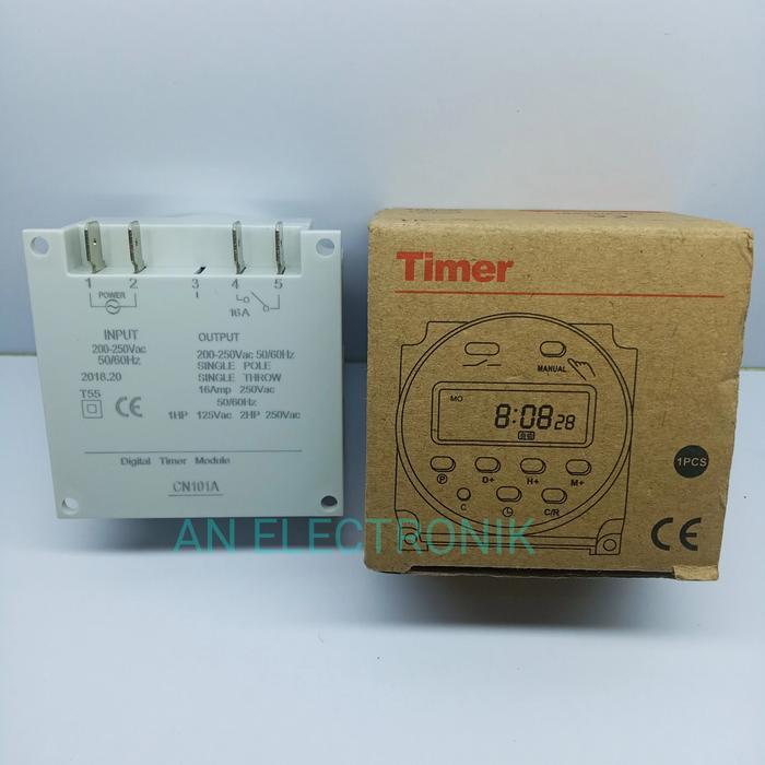 Digital Timer Ac / Switch Timer Ac Otomatis Ac 220V 16A Populer