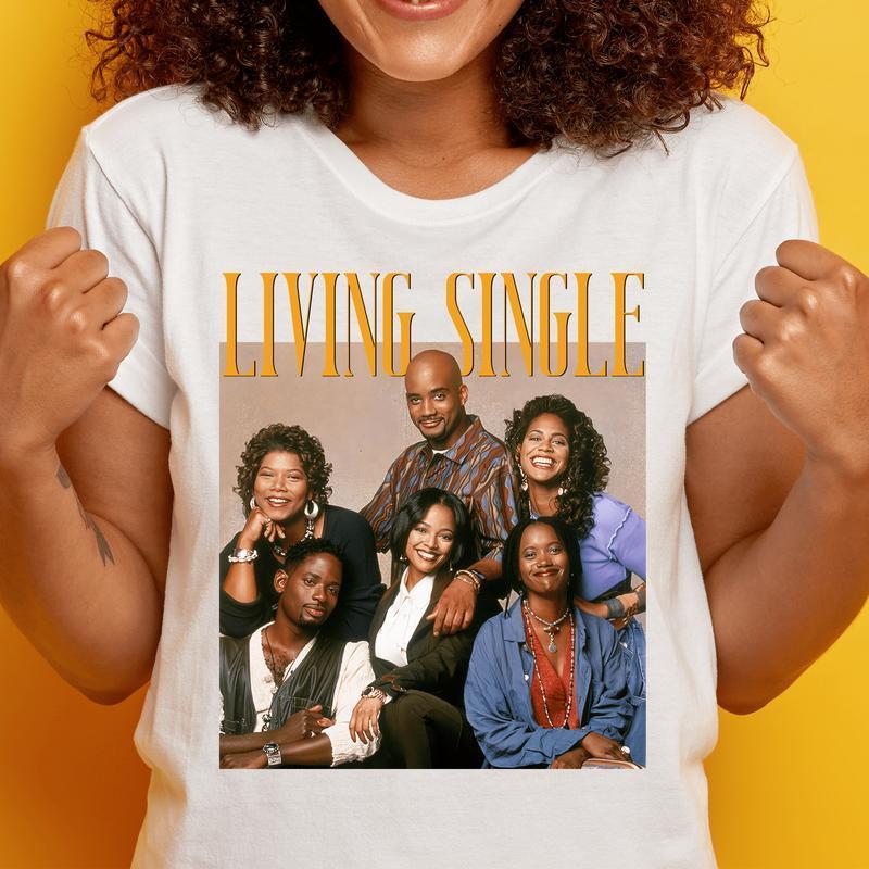 Retro Living Single Tee Shirt, Living Single Friends Shirt, 80s TV Show Shirt, 80s Nostalgia Shirt, 