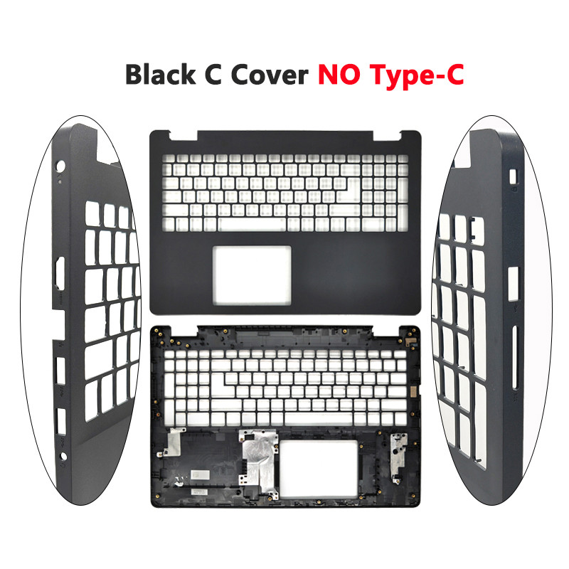 LCD Back Cover Front Bezel For Dell Inspiron 15 3501 3505 Palmrest Bottom Case 08WMNY 8WMNY Laptop