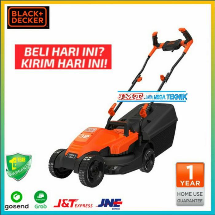 Mesin Potong Rumput Dorong Electric Listrik Lawn Mower Black Decker
