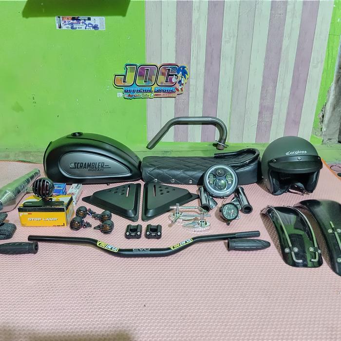 paket japstyle fullset buat megapro mono scorpio thunder byson pulsar