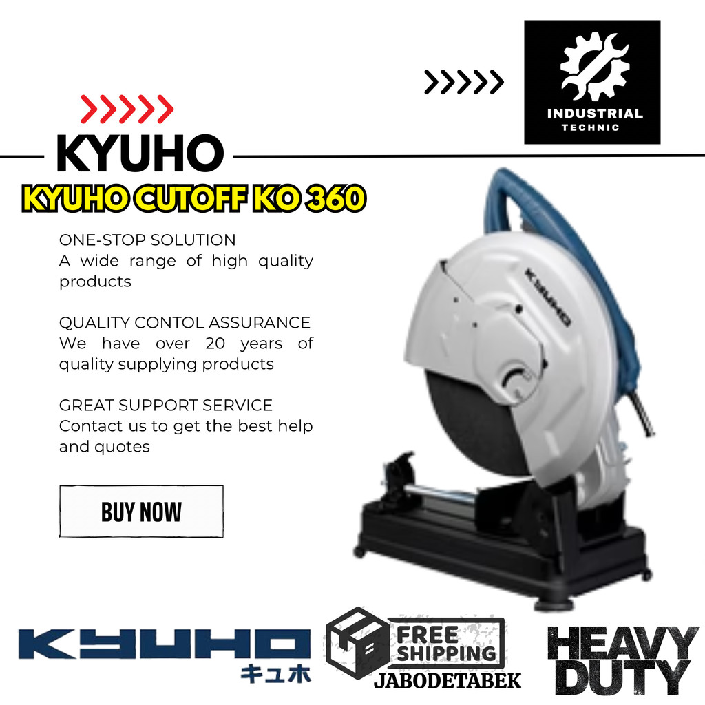 KYUHO  CUTOFF KO 360 / MESIN POTONG BESI KYUHO / MESIN CUTOFF KYUHO / GERGAJI MITRA