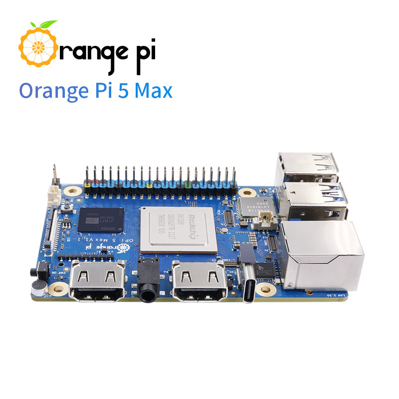 Orange Pi 5 Max 16GB RAM Single Board Computer LPDDR5 RK3588 Chip M.2 PCIE 2.5G LAN WiFi+BT Orangepi