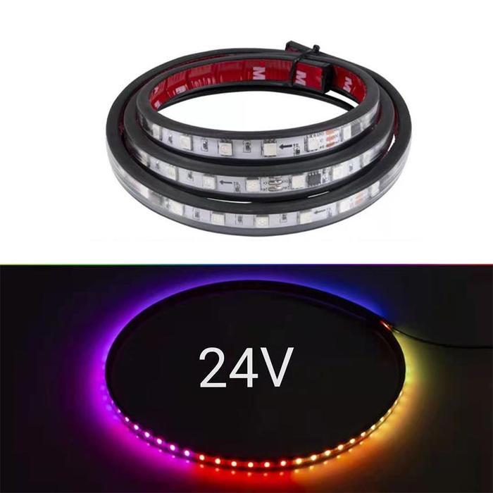 Best Seller Lampu Led Strip Running Bagasi Rgb Mobil Truk Truck Bus Bis 24 Volt Lampu Rem Sein Light