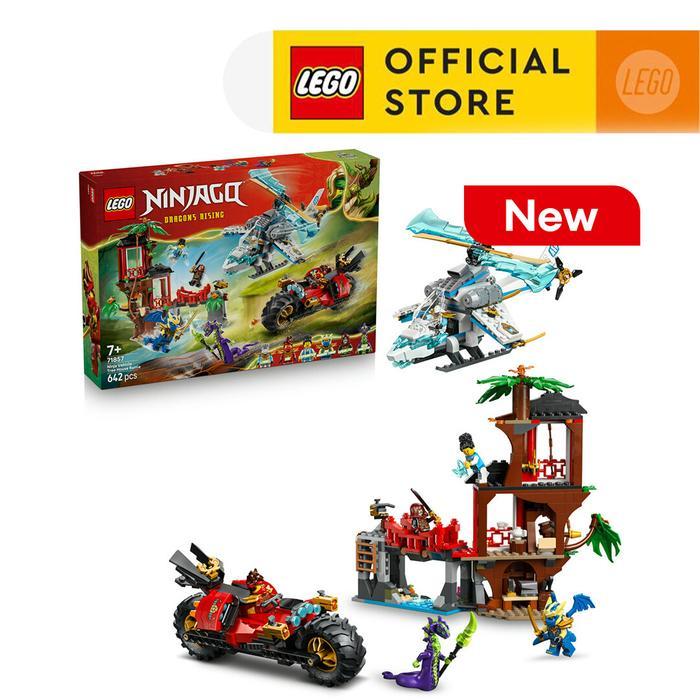 LEGO Ninjago 71857 Ninja Vehicle Tree House Battle (642 Pieces), Building Block, Toys, Bricks