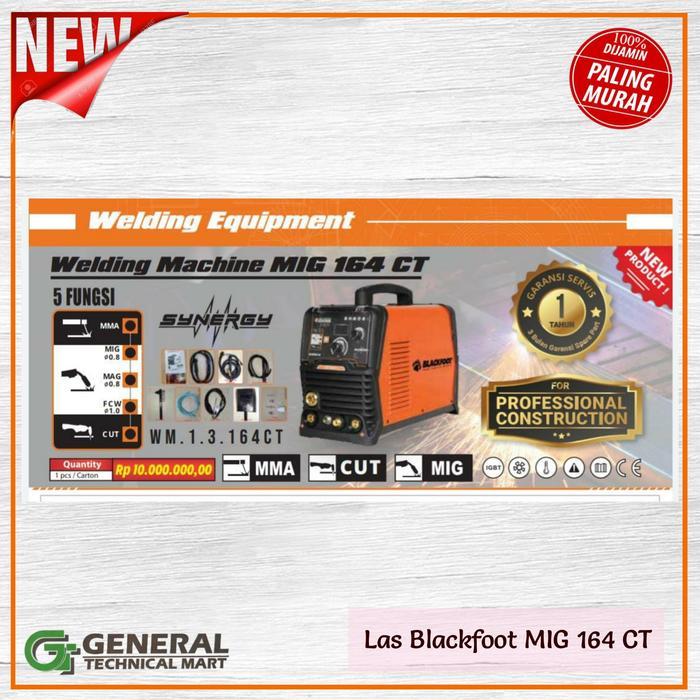 Las Blackfoot Welding Machine MIG 164 CT