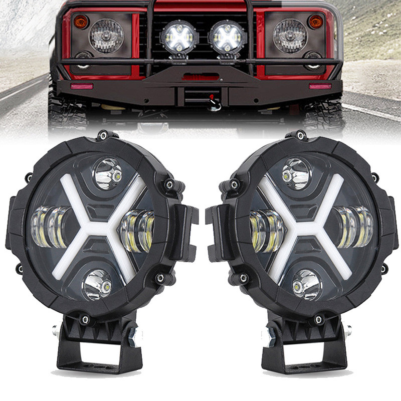 7 Inch Offroad LED Work Light Bar 4x4 4WD ATV SUV UTV Tractor Truck LED Light For 4WD 4x4 Truck